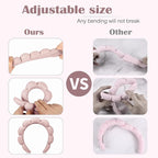 Ztomine Spa Headbands for Washing Face or Facial, Terry Cloth Headband Wash - Image 4