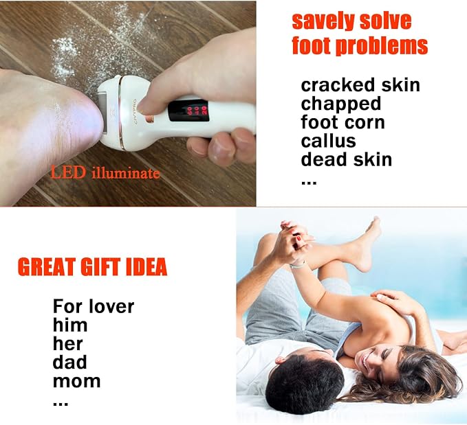 Electric Callus Remover for Feet, Long Service Time Foot Scrubber, Rechargeable - Image 7