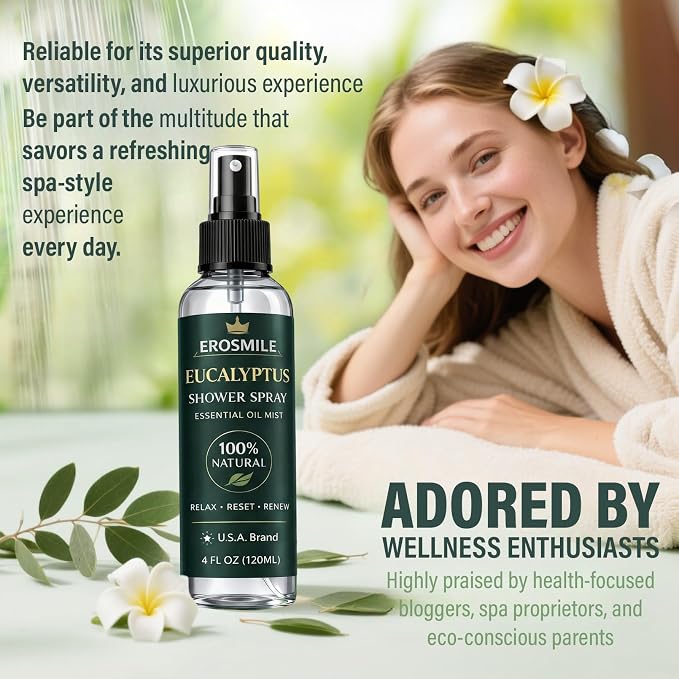 Eucalyptus Shower Spray, Pure Eucalyptus Oil Shower Mist - Image 7