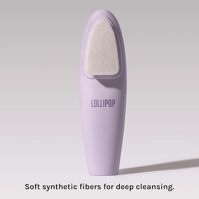 LOLLIPOP Dual-Sided Facial Cleansing Brush | Handle Size Silicone Face - Image 6