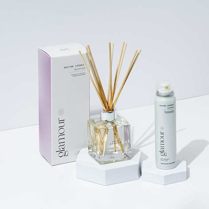 Doctor Aromas Aroma Set Essential Oil Natural Reed Aroma Wood Sticks Diffuser - Image 5