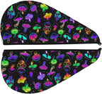 Mushrooms Hair Towel Wrap Microfiber Fast Drying Hair Turban - Image 2