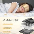 TOPOINT Silk Sleep Mask Light Blocking, 3-in-1 Cooling Heated Eye Mask - Image 3
