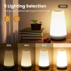 THAUSDAS Night Light, Dimmable Touch Lamp - Image 3