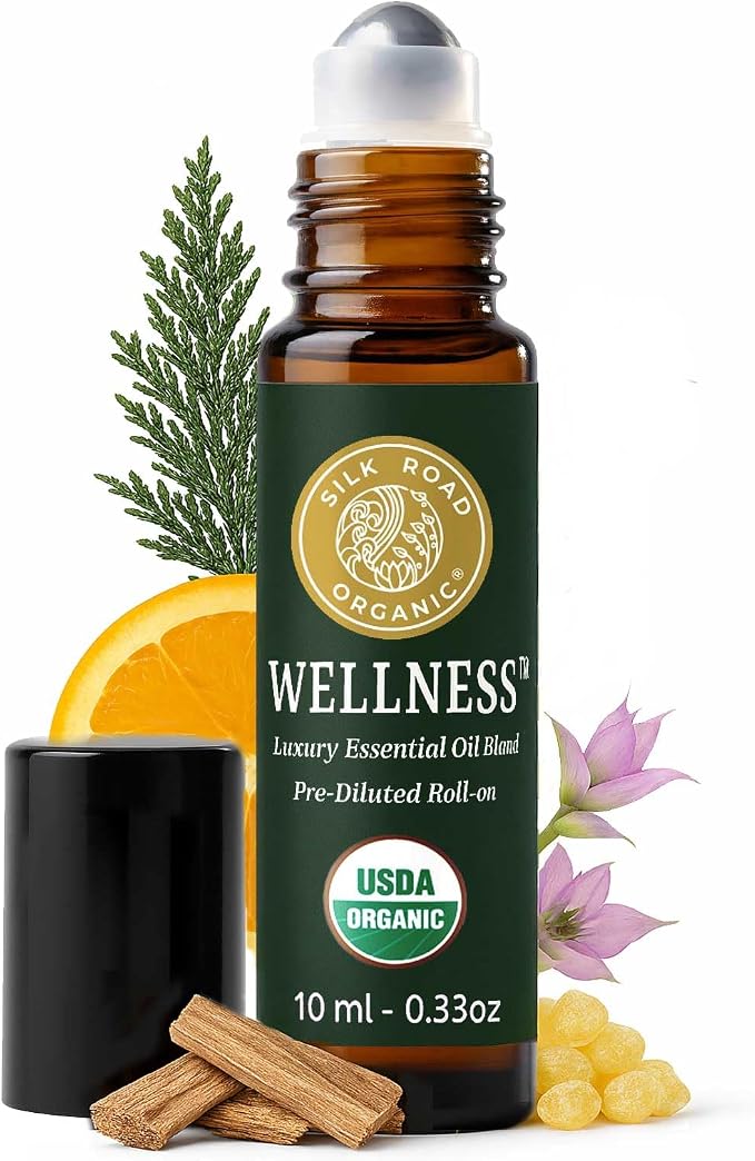 Silk Road Organic Wellness Essential Oil Vitality Blend Roll On by SILKROADORGANIC