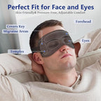 Cooling Eye Mask for Sleeping Migraine Headache Relief Mask Gel Cold Compress - Image 6