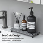 Sink Caddy Kitchen Sink Organizer, Water Absorbing Stone Tray - Image 4