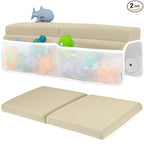 Comfortable Baby Bath Kneeler and Elbow Rest Pad Set – Thick Memory Foam Bath by Toodly
