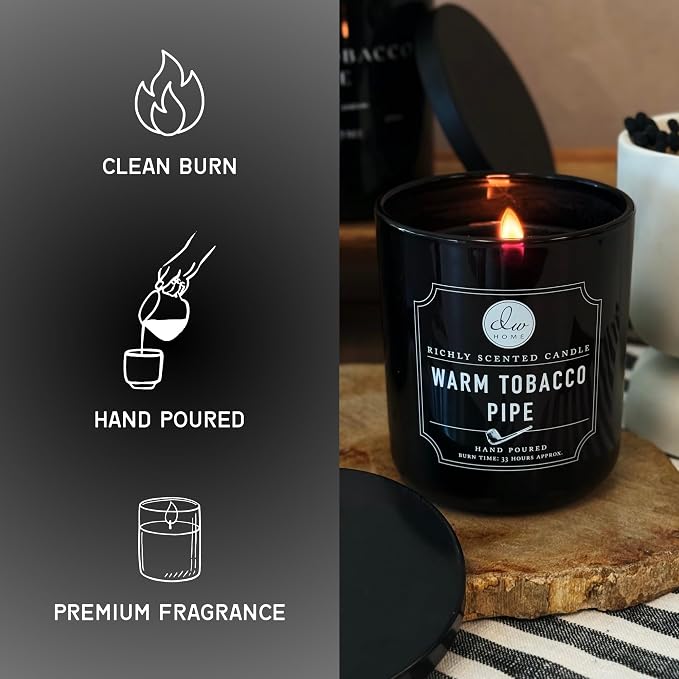 DW Home Warm Tobacco Pipe Scented Candle - Image 3