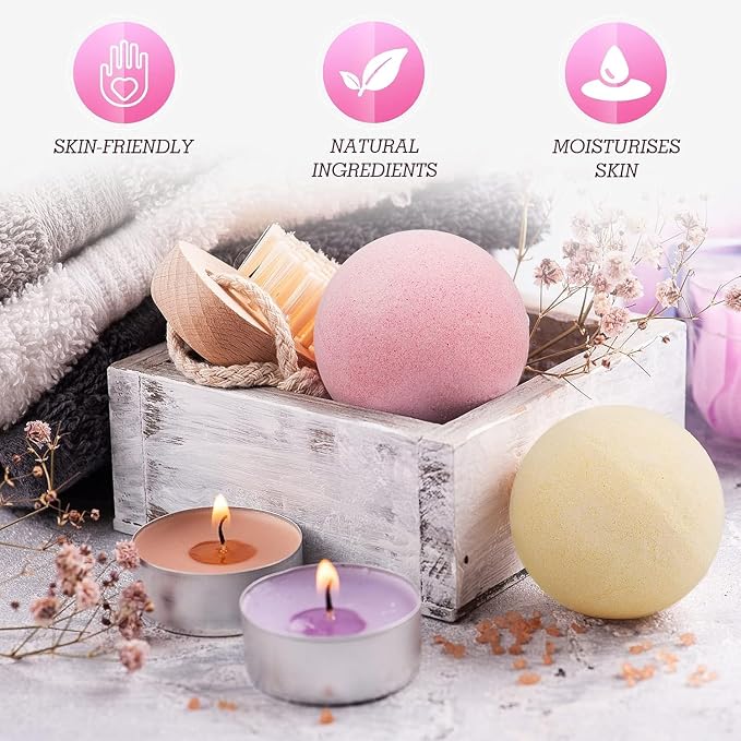 Organic Bath Bombs Women, Nature Bath Bombs - Image 4