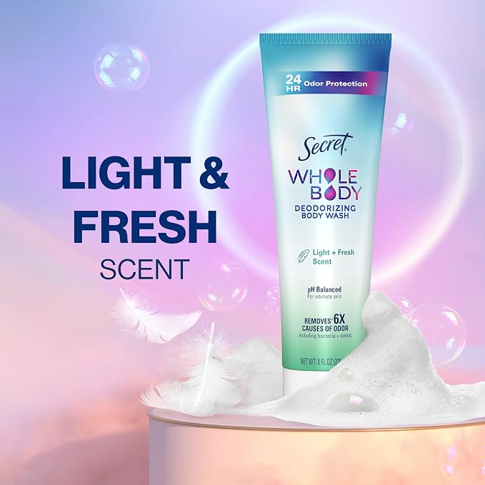 Secret Feminine Wash, 24 HR Deodorizing Feminine Body Wash - Image 8