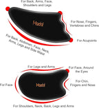 Maxdot 5 Pieces Gua Sha Massage Tools Set, Scraping Massage Tools Guasha Stone - Image 4