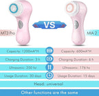 Microtree Electric Facial Cleansing Brush, No Rotation, Sonic Vibrating Deep - Image 2