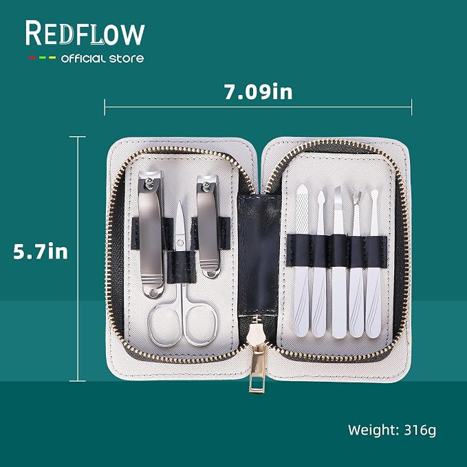 Manicure Set 8 in 1 Stainless Steel Nail Clippers - Image 5