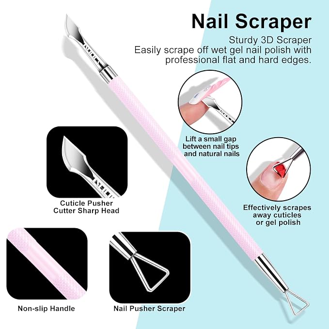 NXJ INFILILA Cuticle Pusher and Cuticle Cutter - Image 3