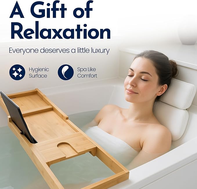 Epica Bath Pillow Bathroom Accessories| Bath Essentials Neck Pillow - Image 7