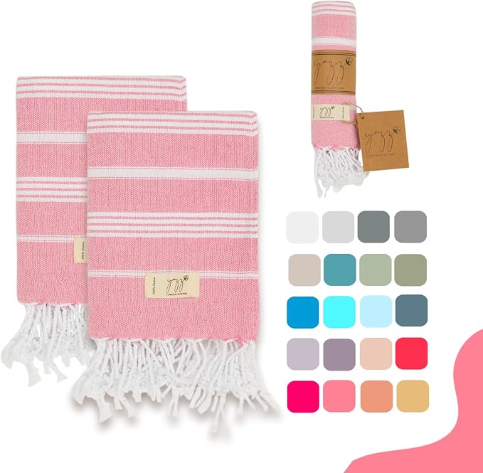 Turkish Hand Towels by YAZZTURKISHCOTTON
