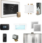 Mr Steam Bliss Steam Shower Ctrl Pkg w/iSteamX Control and Steamhead in White by MrSteam