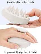 HEETA Scalp Massager Hair Growth, Soft Silicone Scalp Scrubber Shampoo Brush - Image 5