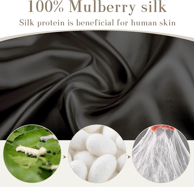 SECZIPE 100% Mulberry Silk Sleep Mask Eye Mask - Image 3