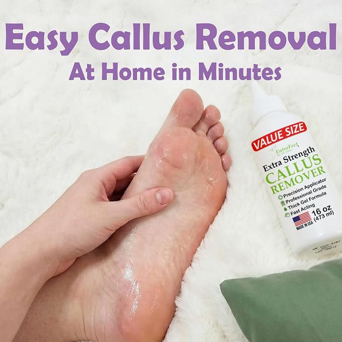 Dr. Entre's 16oz Callus Remover Gel: Extra Strength Value Size, Callus Remover - Image 5