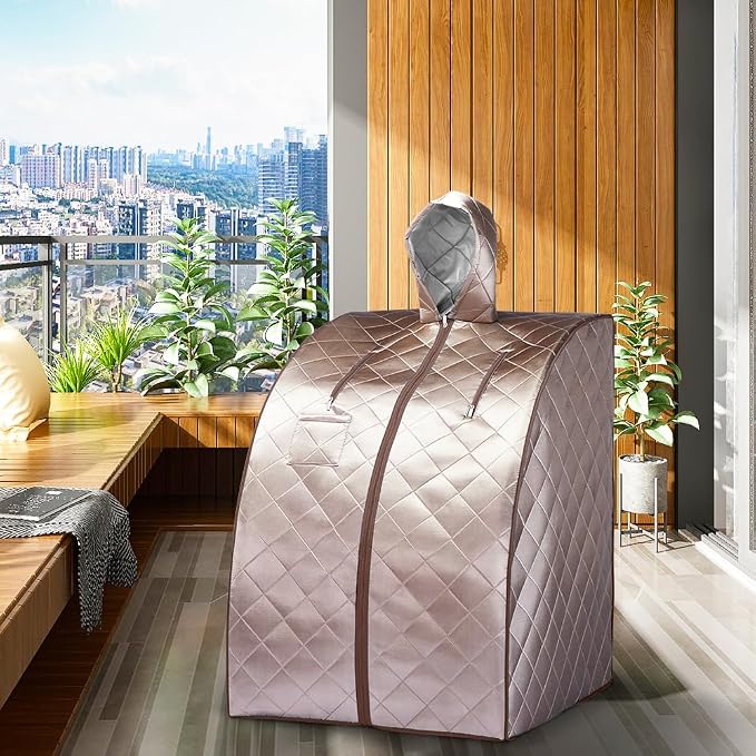 Portable Infrared Sauna, Full Size 1 Person Infrared Sauna Tent, Separate - Image 6
