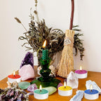 50 Pack Unscented Assorted Colors Tealights Candle - Image 6