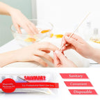 Professional Disposable Manicure Kit Basics 3 Piece Nail Kit, Wood Nail File - Image 5