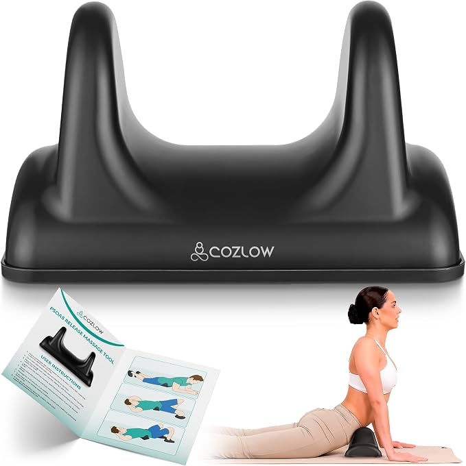 COZLOW Psoas Release Massage Tool, Back & Hip Flexor Muscle Stretcher, Deep by Cozlow
