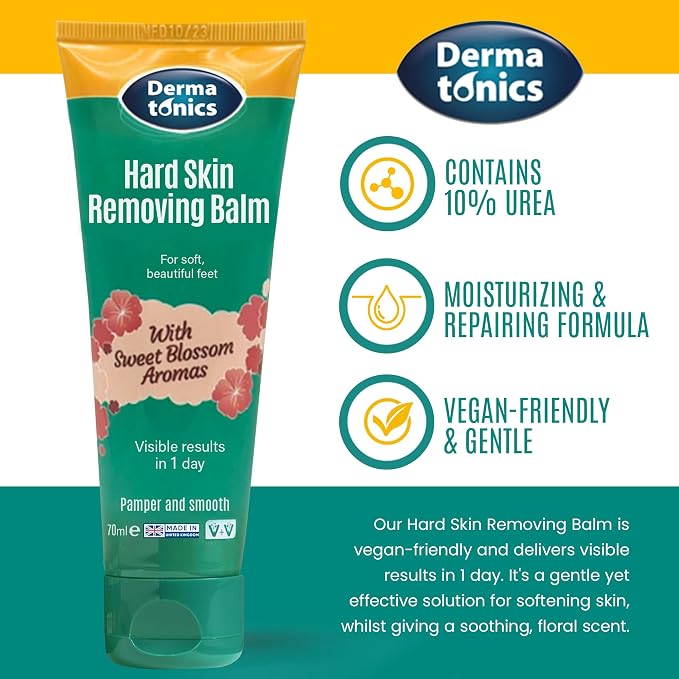 Dermatonics Hard Skin & Callus Removing Balm w/Sakura Blossom Aromas & 10% Urea - Image 3