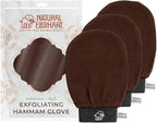 Natural Elephant Exfoliating Hammam Glove | Authentic Moroccan Kessa Body Scrub by NaturalElephant