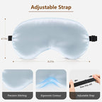 Sleep Mask Silk Eye Mask for Men Sleeping Mask, Adjustable Elastic Strap for - Image 6