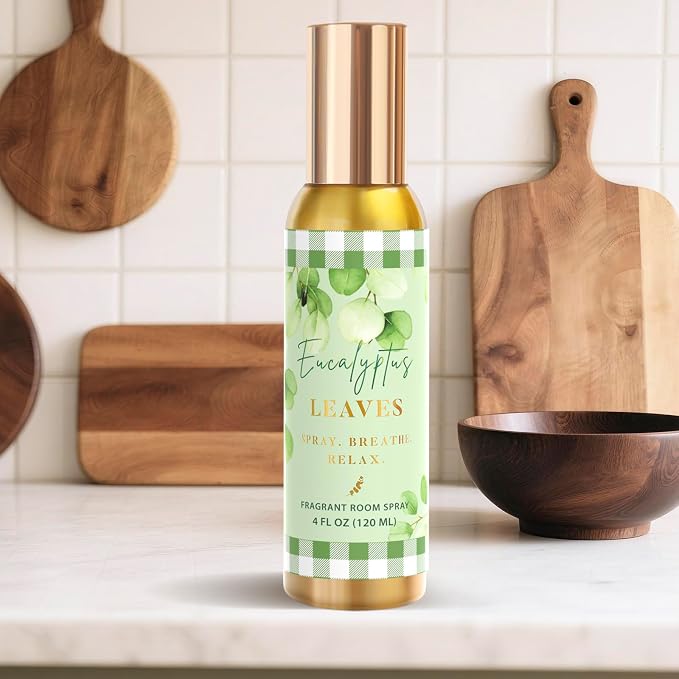 Room Spray, Eucalyptus Leaves, 4 fl oz, Air Freshener - Image 5