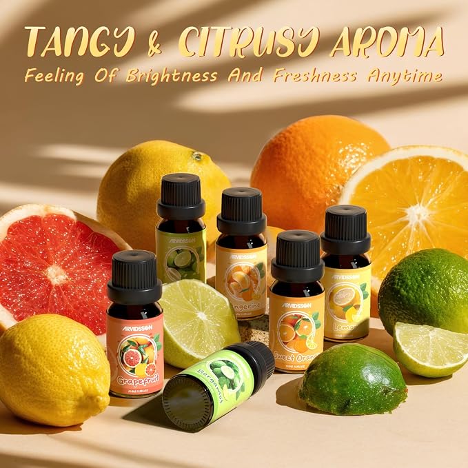 ARVIDSSON Citrus Essential Oils Set, Natural Fruit Essential Oil - Image 7