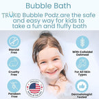 TruKid Bubble Podz Bubble Bath for Kids, & Babies, NEA-Accepted for Eczema - Image 4
