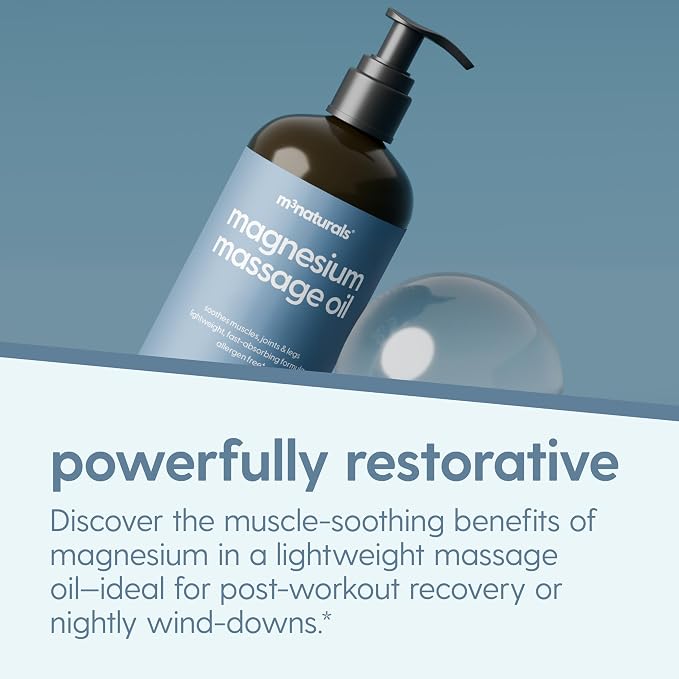 Magnesium Massage Oil for Sore Muscles, Joints and Leg Cramps, Helps - Image 10