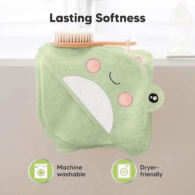 KeaBabies Hooded Baby Towel for Newborn - Image 6