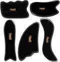 Maxdot 5 Pieces Gua Sha Massage Tools Set, Scraping Massage Tools Guasha Stone by Maxdot