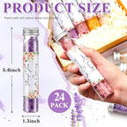 24 Pcs Aromatherapy Bath Salts Test Tube Bath Salts - Image 2
