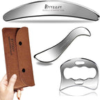 BYYDDIY 3 in 1 Stainless Steel Muscle Scraper Tools Set, Scraping Massage Tools by BYYDDIYMuscleScraperTools