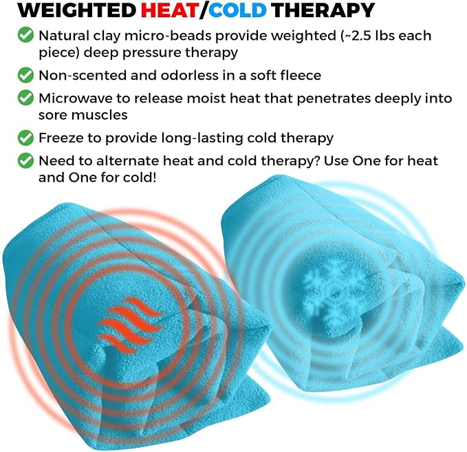 Microwavable Heating Pads Set of 2 Natural Moist Heat Pad - Image 3
