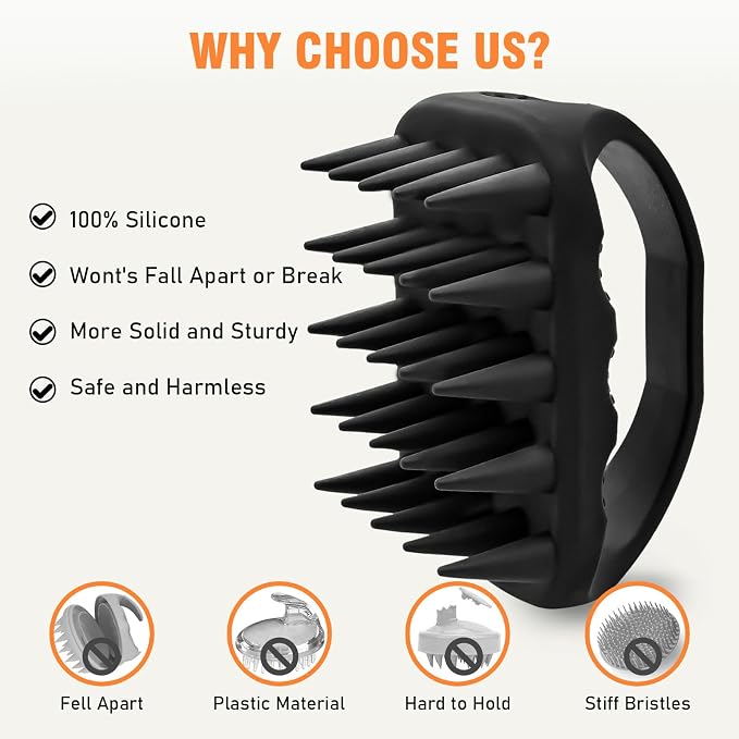 YEALIR Scalp Massager Shampoo Brush, Scalp Scrubber - Image 6