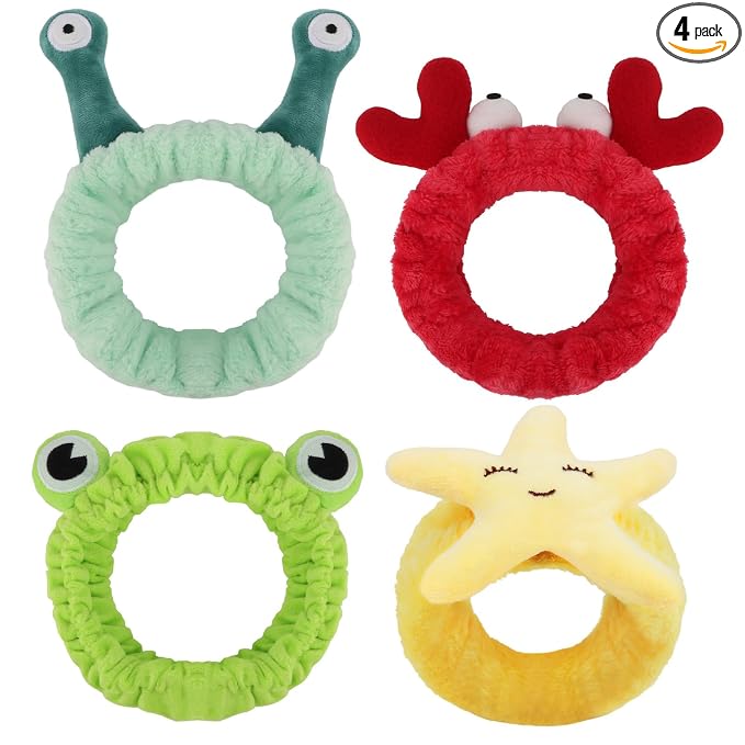 YISSION 4PCS Cute Animal Facial Headbands by YISSION