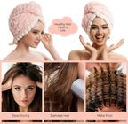 Hair Drying Towels, 19.7x31.5 inch Hair Towels - Image 5