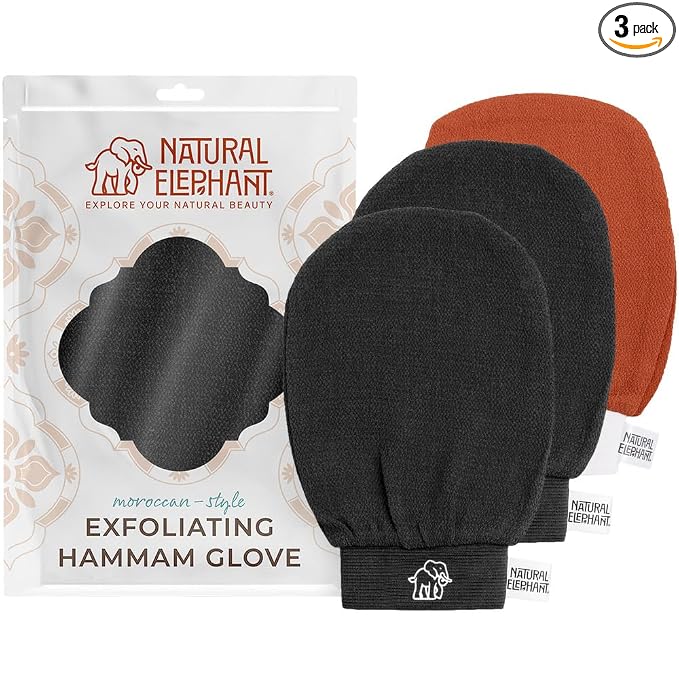 Natural Elephant Exfoliating Hammam Glove) by NaturalElephant