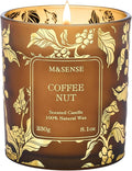 M&SENSE Coffee Nut Scented Vegan Soy Candles, No Toxin Naturally Scented by MSENSE