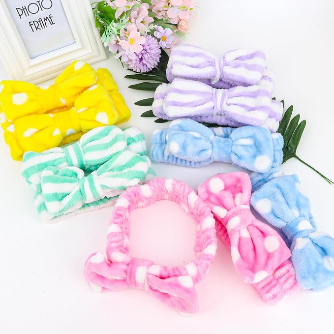 Casoty 10 Pcs Spa Headbands, Makeup Headband - Image 5
