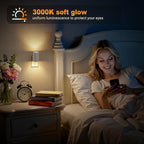 JandCase Night Lights Plug into Wall, Dimmable Gray Night Lights - Image 4