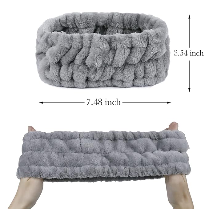 LAPOHI 3 Pack Microfiber Towel Headbands - Image 3