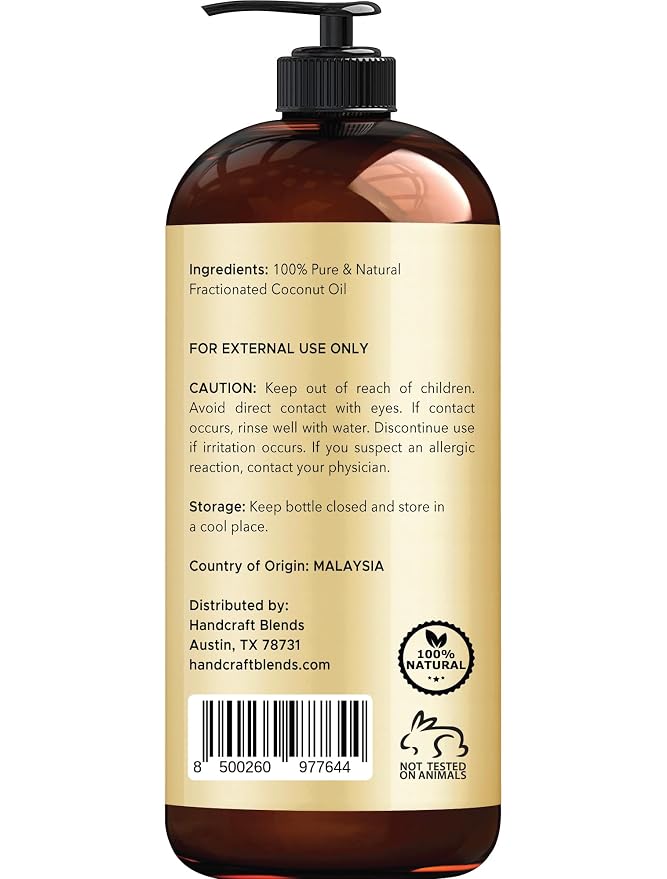 Handcraft Blends Fractionated Coconut Oil - Image 3